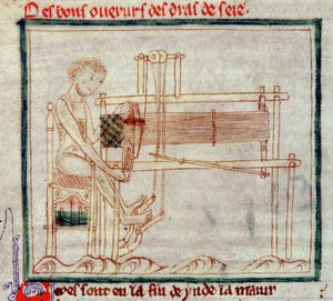 Tredmolen, uit Romance of Alexander, 1250 door English School